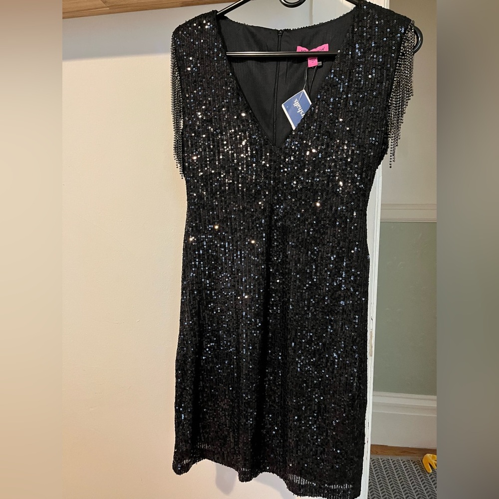 Betsey Johnson sparkly mini dress - size M - NWT!